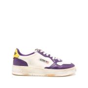 Autry Vintage Lädersneakers Purple, Herr