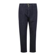 Jacob Cohën Slim Crop Pencil Pant Blue, Herr