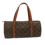 Louis Vuitton Vintage Pre-owned Canvas handvskor Brown, Dam