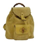 Gucci Vintage Pre-owned Mocka gucci-vskor Yellow, Dam