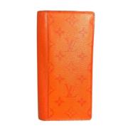 Louis Vuitton Vintage Pre-owned Laeder plnbcker Orange, Dam