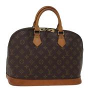 Louis Vuitton Vintage Pre-owned Canvas handvskor Brown, Dam