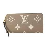 Louis Vuitton Vintage Pre-owned Tyg plnbcker Beige, Dam