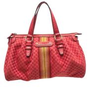 Celine Vintage Pre-owned Canvas celine-vskor Red, Dam