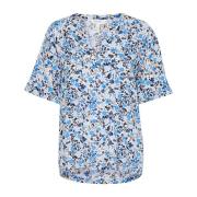 Part Two Windsurfer Mini Flower T-shirt Multicolor, Dam