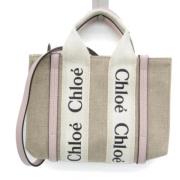 Chloé Pre-owned Pre-owned Canvas totevskor Beige, Dam