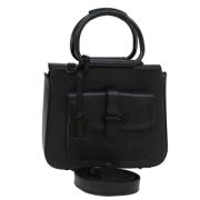 Gucci Vintage Pre-owned Laeder handvskor Black, Dam