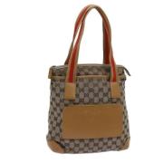 Gucci Vintage Pre-owned Laeder totevskor Beige, Dam