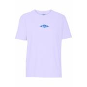 Ball Enkel Lavendel Tee Blus Purple, Dam