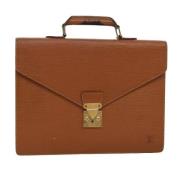 Louis Vuitton Vintage Pre-owned Laeder portfljer Brown, Dam