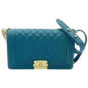 Chanel Vintage Pre-owned Laeder chanel-vskor Green, Dam