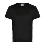 IN Front Bas T-shirt med hjärtmotiv Black, Dam