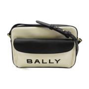 Bally Pre-owned Pre-owned Tyg axelremsvskor Beige, Dam