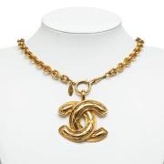 Chanel Vintage Pre-owned Guld halsband Yellow, Dam