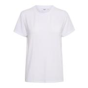 Saint Tropez Grundläggande Vit T-shirt White, Dam