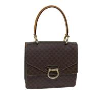 Celine Vintage Pre-owned Laeder handvskor Brown, Dam