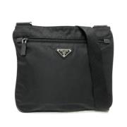 Prada Vintage Pre-owned Tyg prada-vskor Black, Dam