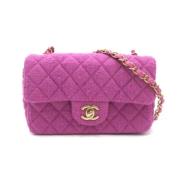 Chanel Vintage Pre-owned Laeder chanel-vskor Purple, Dam