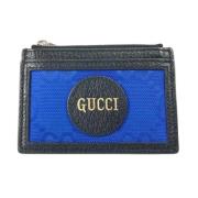 Gucci Vintage Pre-owned Laeder plnbcker Blue, Herr