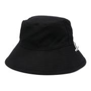 A.p.c. Svart Unisex Bomullshatt med Logotyp Black, Herr