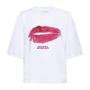 Isabel Marant Vita T-shirts och Polos ben-ga White, Dam