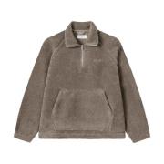 Les Deux Half Zip Jacket Gray, Herr