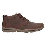 Skechers Avslappnad passform: Harper Melden Sneakers Brown, Herr