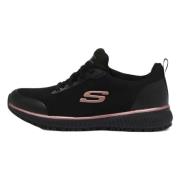 Skechers Squad Sr Sneakers Black, Dam