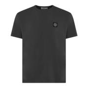 Stone Island Herr T-shirt Klassisk Passform Gray, Herr