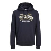 Jack & Jones Hoodie Blue, Herr