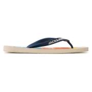 Jack & Jones Palm Flip flops Blue, Herr