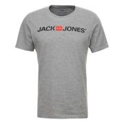 Jack & Jones Logotyp T-shirt Gray, Herr