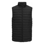 Jack & Jones Puffer Gilet Vest Black, Herr