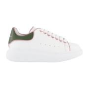 Alexander McQueen Oversized Sneaker Vit/Rosa White, Dam