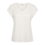 Kaffe T-Shirts White, Dam