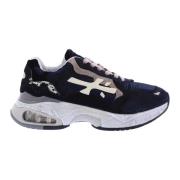 Premiata Stiliga Sharkyd Sneakers för Damer Blue, Dam