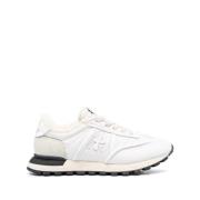 Premiata Shearling Low Top Sneakers White, Dam