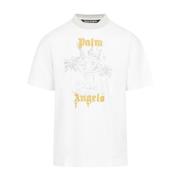 Palm Angels Angel Pencil Tee White, Herr