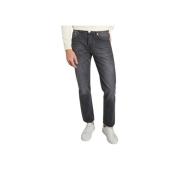 MUD Jeans Avslappnad Löst Passform Svarta Jeans Gray, Herr