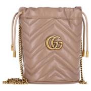 Gucci Vintage Pre-owned Laeder crossbodyvskor Pink, Dam