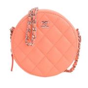 Chanel Vintage Pre-owned Laeder axelremsvskor Pink, Dam