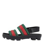 Gucci Vintage Pre-owned Canvas sandaler Multicolor, Herr