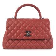 Chanel Vintage Pre-owned Laeder handvskor Red, Dam