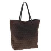 Fendi Vintage Pre-owned Canvas fendi-vskor Brown, Dam