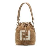 Fendi Vintage Pre-owned Laeder handvskor Brown, Dam