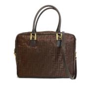 Fendi Vintage Pre-owned Canvas fendi-vskor Brown, Dam