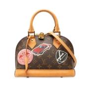 Louis Vuitton Vintage Pre-owned Laeder handvskor Brown, Dam