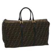 Fendi Vintage Pre-owned Nylon fendi-vskor Brown, Dam