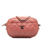 Chanel Vintage Pre-owned Laeder chanel-vskor Pink, Dam