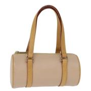 Burberry Vintage Pre-owned Laeder handvskor Beige, Dam